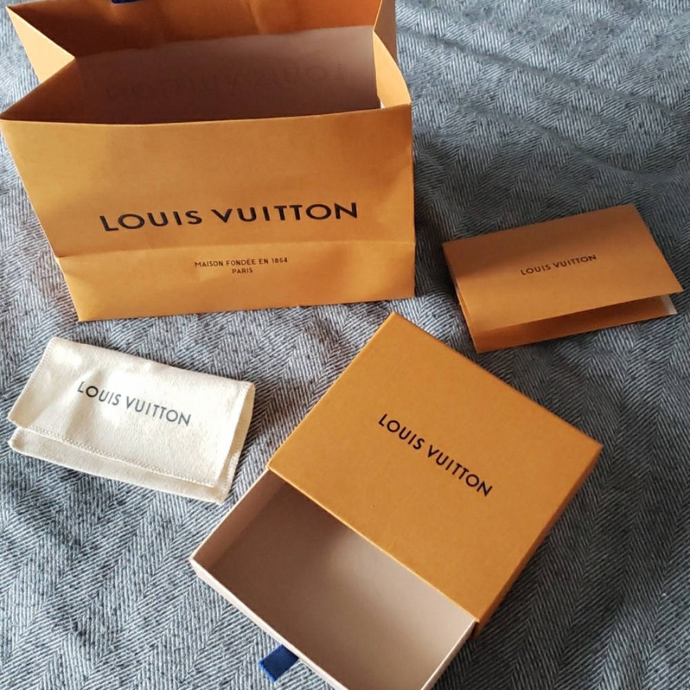 Louis Vuitton Box and shopping bag